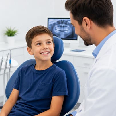 Dentist & child patient